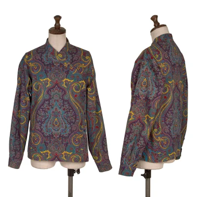 KENZO Paisley Print Wrap Blouse