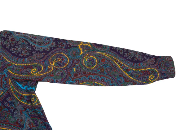 KENZO Paisley Print Wrap Blouse K-166005_006