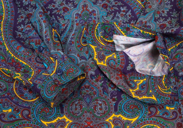 KENZO Paisley Print Wrap Blouse K-166005_007