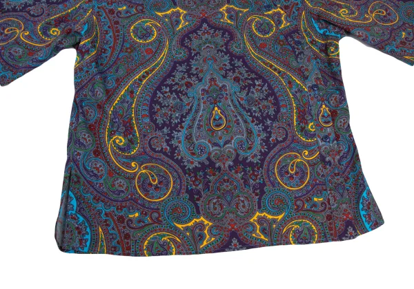 KENZO Paisley Print Wrap Blouse K-166005_008