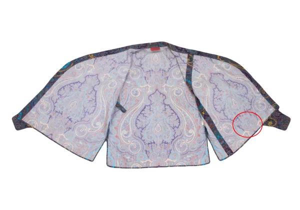 KENZO Paisley Print Wrap Blouse K-166005_013