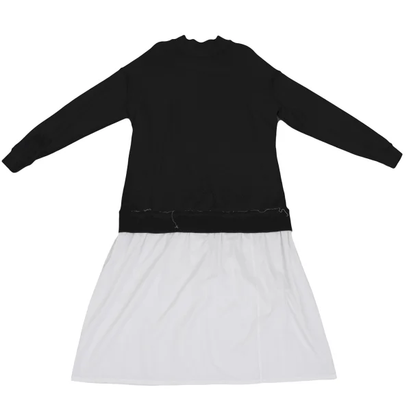 Y's Wool Switching Design Dress K-166008_002