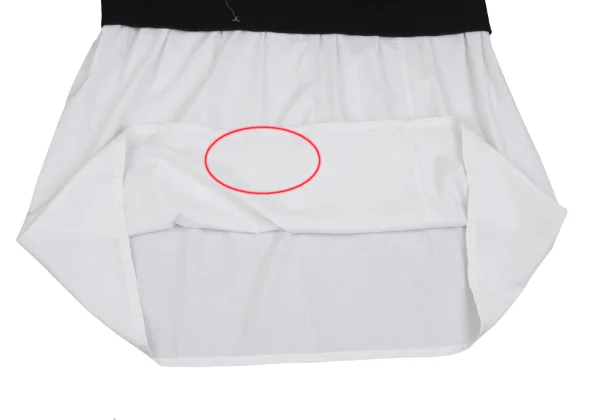 Y's Wool Switching Design Dress K-166008_009