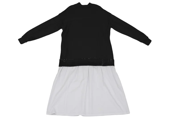 Y's Wool Switching Design Dress K-166008_011