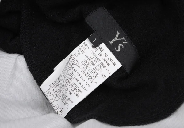 Y's Wool Switching Design Dress K-166008_016