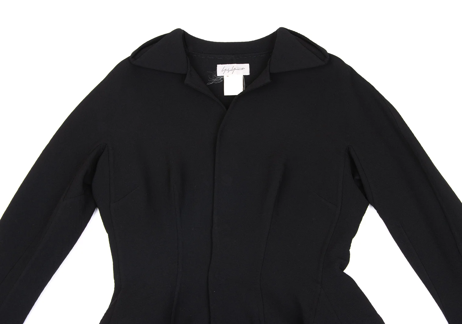 ヨウジヤマモト ファムYohji Yamamoto FEMME ウールフレアスリーブ