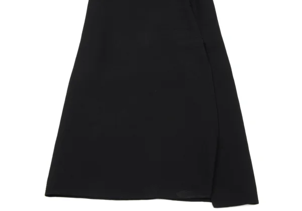 Yohji Yamamoto FEMME Curve Slit Wool Skirt K-166010_009