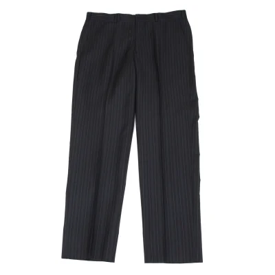 COMME des GARCONS HOMME DEUX Mohair Blend Wool Striped Pants
