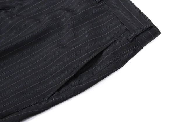 COMME des GARCONS HOMME DEUX Mohair Blend Wool Striped Pants K-166014_003