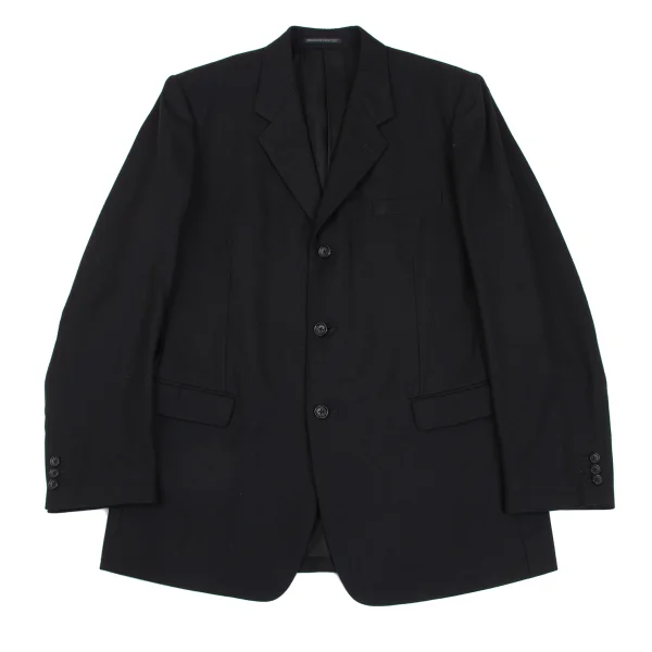 Yohji Yamamoto COSTUME D' HOMME Wool Tailored Jacket Black 3 K-166016_001