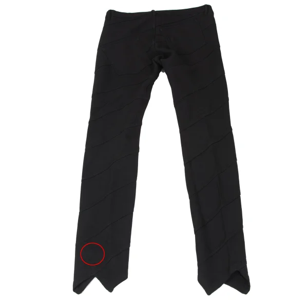 COMME des GARCONS HOMME PLUS Polyester Twist Pants K-166020_011