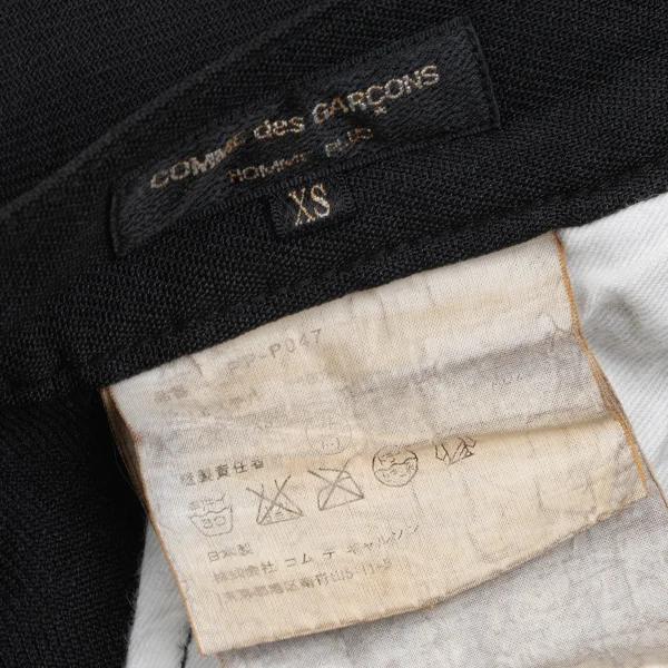 COMME des GARCONS HOMME PLUS Polyester Twist Pants K-166020_018