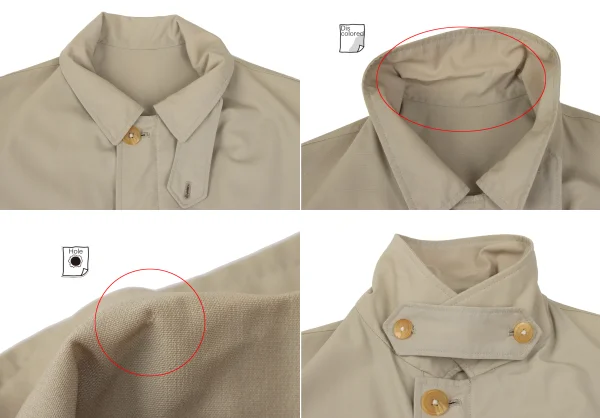 Y's for men Wool Nylon Zip Up Long Jacket K-166021_004