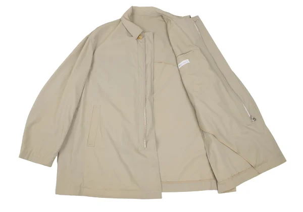 Y's for men Wool Nylon Zip Up Long Jacket K-166021_013