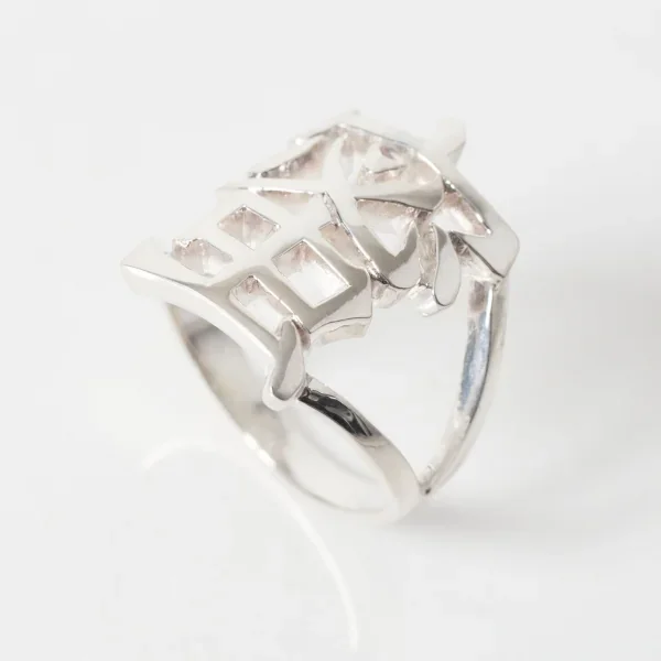 UZUOU Silver925 Japanese Kanji Ring 蜜 Mitsu K-166022_008