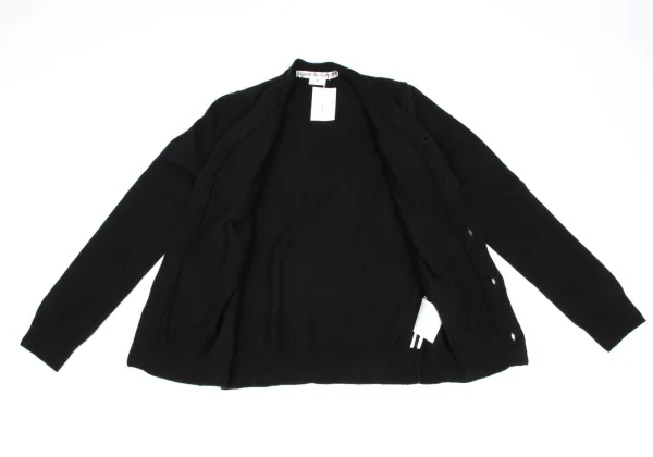 COMME des GARCONS Bi-color Layered Switching Knit Cardigan K-166029_013