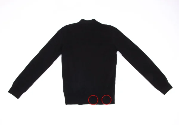 COMME des GARCONS Bi-color Layered Switching Knit Cardigan K-166029_014