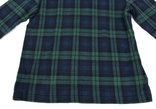 COMME des GARCONS Checker Woven 3/4 Sleeve Top K-166034_008