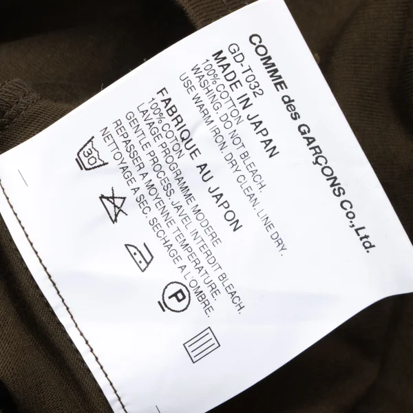 COMME des GARCONS Cotton T-shirt K-166036_009