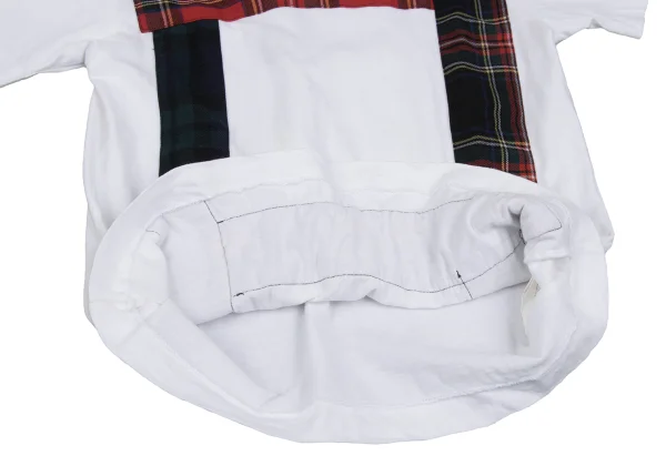 COMME des GARCONS Check Pasted T Shirt K-166037_010