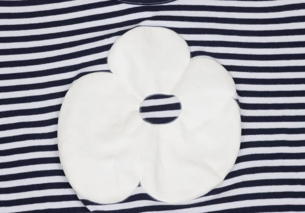 COMME des GARCONS Flower Printed Stripe T-shirt K-166040_004