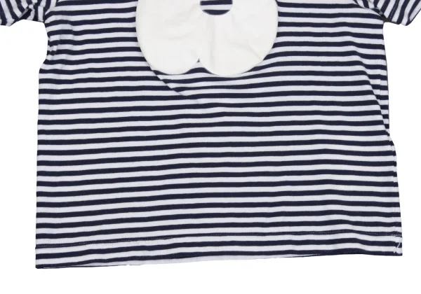 COMME des GARCONS Flower Printed Stripe T-shirt K-166040_006