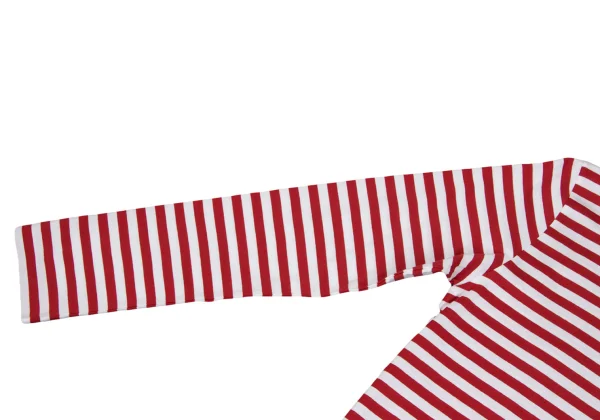 PLAY COMME des GARCONS Heart Patch Striped Top K-166042_005