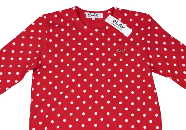 PLAY COMME des GARCONS Heart Patch Dot Top K-166043_002