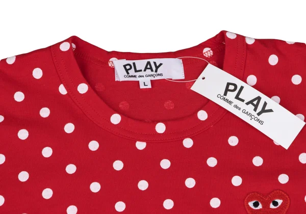 PLAY COMME des GARCONS Heart Patch Dot Top K-166043_003