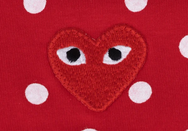 PLAY COMME des GARCONS Heart Patch Dot Top K-166043_004
