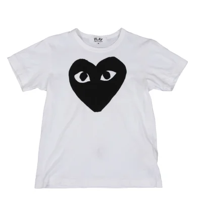 PLAY COMME des GARCONS Heart Printed T Shirt