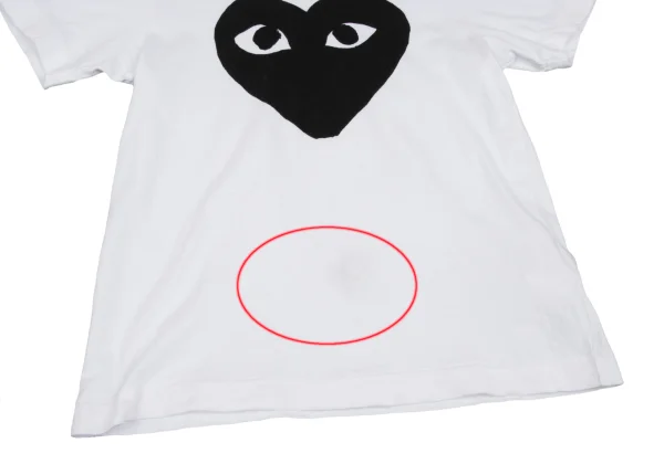PLAY COMME des GARCONS Heart Printed T Shirt K-166044_006