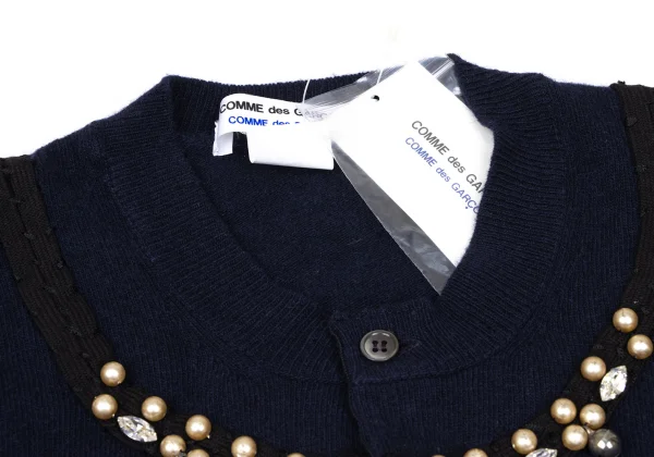 COMME des GARCONS Jewelry by Ligia Dias Knit Cardigan K-166047_004