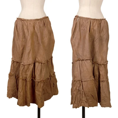 COMME des GARCONS Dyed Lamb Skin Skirt