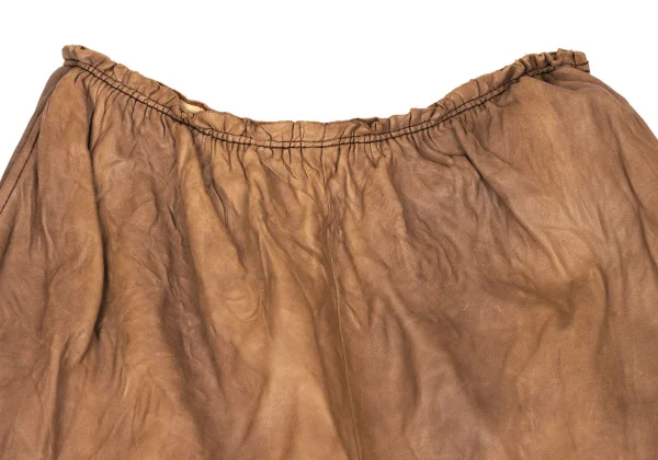 COMME des GARCONS Dyed Lamb Skin Skirt K-166052_004