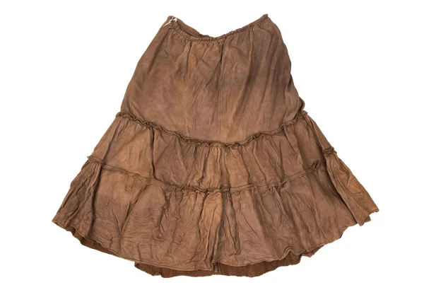 COMME des GARCONS Dyed Lamb Skin Skirt K-166052_010