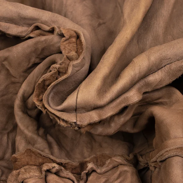 COMME des GARCONS Dyed Lamb Skin Skirt K-166052_011