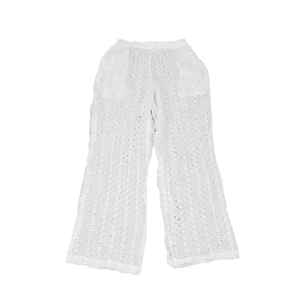 robe de chambre COMME des GARCONS Lace Pants White S-M K-166053_001