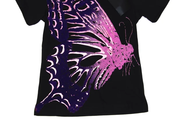 JUNYA WATANABE COMME des GARCONS Butterfly Flocked Print T-shirt K-166057_005