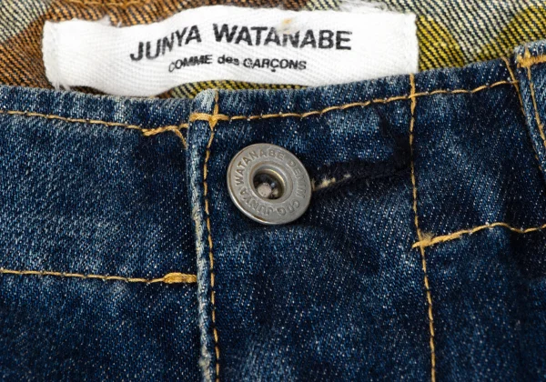 JUNYA WATANABE COMME des GARCONS denim Camouflage-lined Cargo Jeans K-166060_006