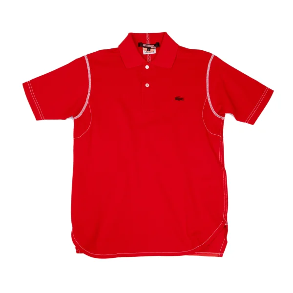 JUNYA WATANABE MAN COMME des GARCONS×LACOSTE Dyed Polo Shirt Red S K-166061_001