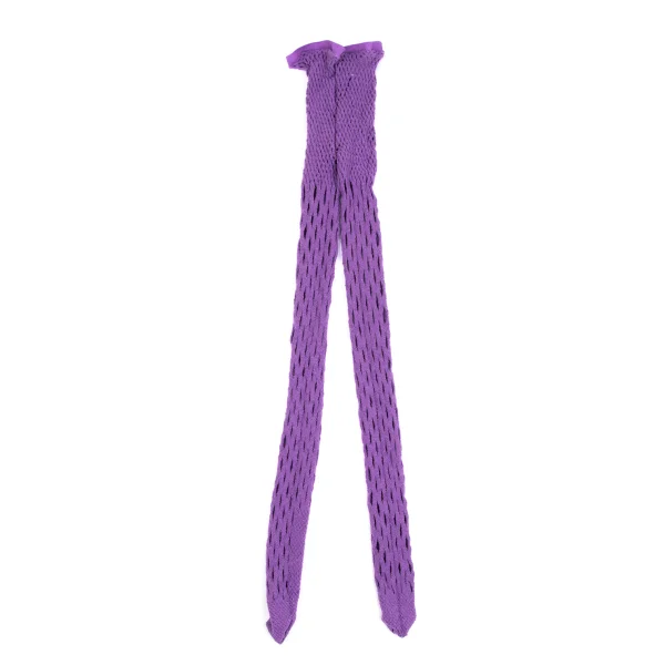 COMME des GARCONS Net Knit Long Tights Purple  K-166063_001