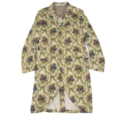 Yohji Yamamoto POUR HOMME Floral Printed Long Jacket
