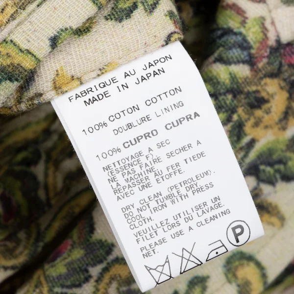 Yohji Yamamoto POUR HOMME Floral Printed Long Jacket K-166071_016