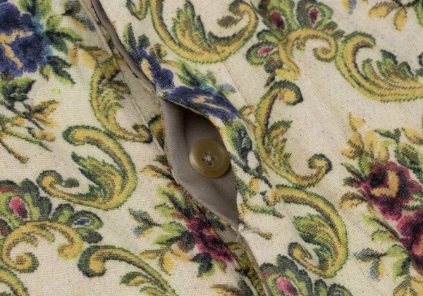 Yohji Yamamoto POUR HOMME Floral Printed Wide Pants K-166072_004