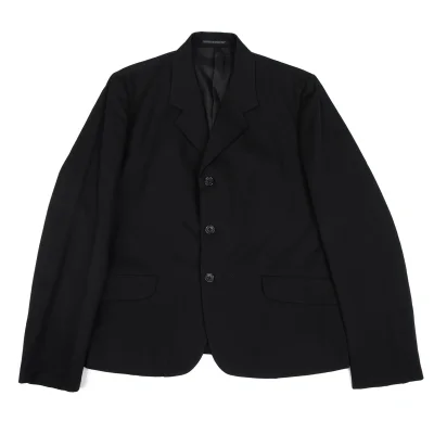 Yohji Yamamoto POUR HOMME Wool Gabardine Back Curve Switching Jacket