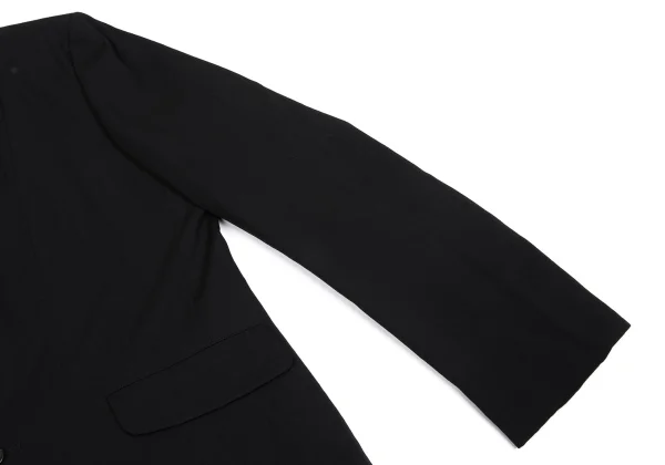 Yohji Yamamoto POUR HOMME Wool Gabardine Back Curve Switching Jacket K-166074_004