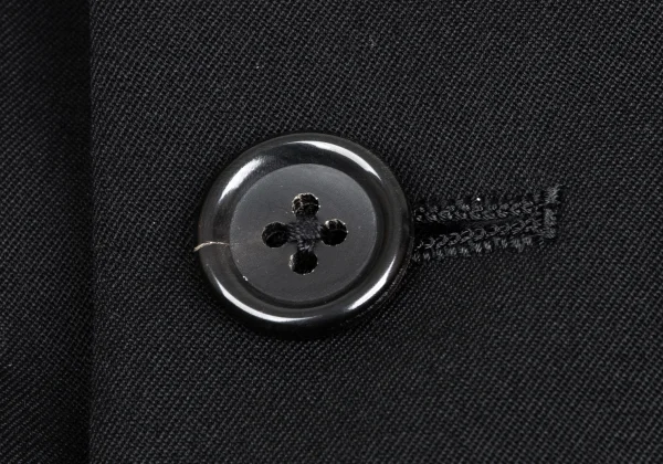 Yohji Yamamoto POUR HOMME Wool Gabardine Back Curve Switching Jacket K-166074_007