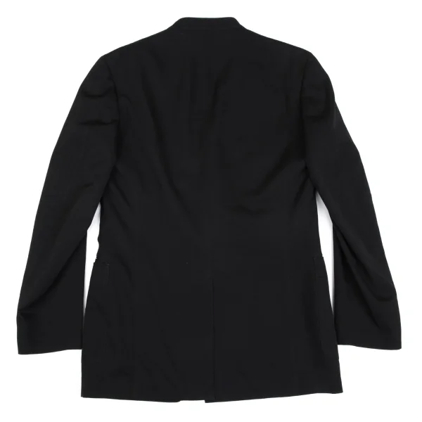 Yohji Yamamoto POUR HOMME Lapel Button Design Wool Gabardine Jacket K-166076_012