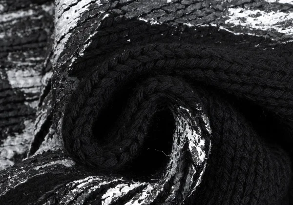 Yohji Yamamoto POUR HOMME Madness Graphic Printed Knit Sweater K-166079_010